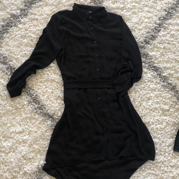 Black button down dress - Picture 1 of 2